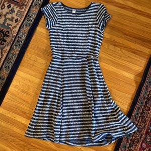 Old Navy Striped Fit and Flare Dress